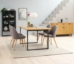 Vitrinekast VIRUM 2 deuren zwart