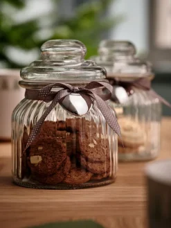 Voorraadpot BAUGI Ø11xH15cm met deksel