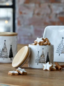 Voorraadpot SPODUMEN Ø10xH10cm met deksel