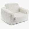 Vouwbare kinderfauteuil MONSTRUP off white