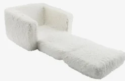 Vouwbare kinderfauteuil MONSTRUP off white