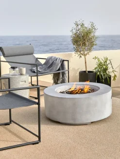 Vuurschaal VARME Ø76xH30 grijs