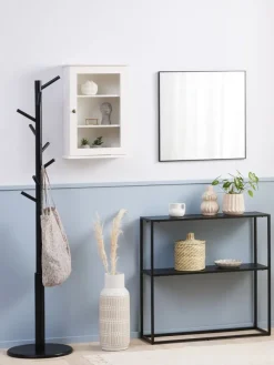 Wandkast MALLING 1 glazen deur wit