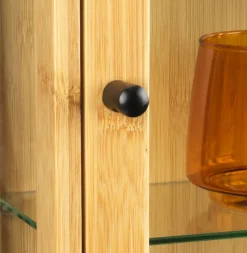 Wandkast RIBE 1 glazen deur naturel