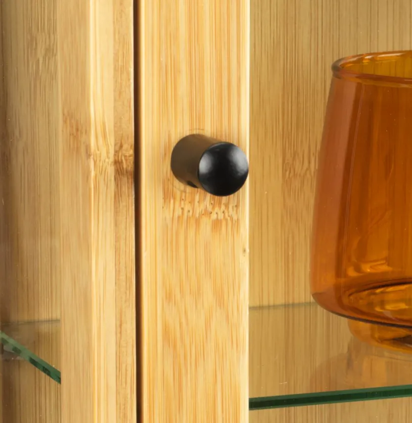 Wandkast RIBE 1 glazen deur naturel