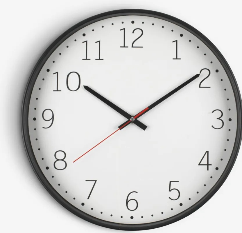 Wandklok TOBIAS Ø41cm stil uurwerk