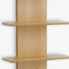 Wandplank BORUM 4 schappen eiken kleur