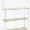 Wandplank HEJLSMINDE 3 schappen wit/naturel