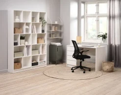 Wandplank HEJLSMINDE 3 schappen wit/naturel