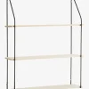 Wandplank HEJLSMINDE 3 schappen zwart/naturel