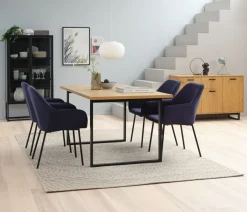 Wandplank HEJLSMINDE 3 schappen zwart/naturel