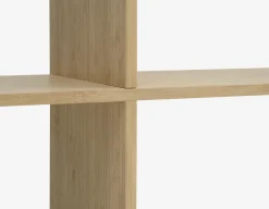 Wandplank KVISSEL 3 schappen bamboe