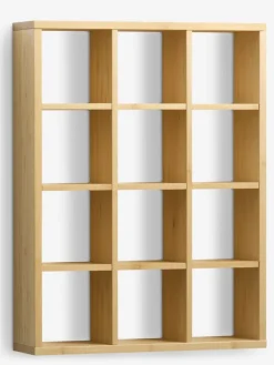 Wandplank TOLNE 12 schappen bamboe