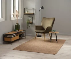 Wandplank TRAPPEDAL 2 stuks eiken kleur/zwart