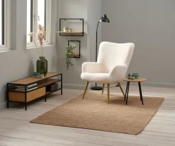 Wandplank TRAPPEDAL 2 stuks eiken kleur/zwart