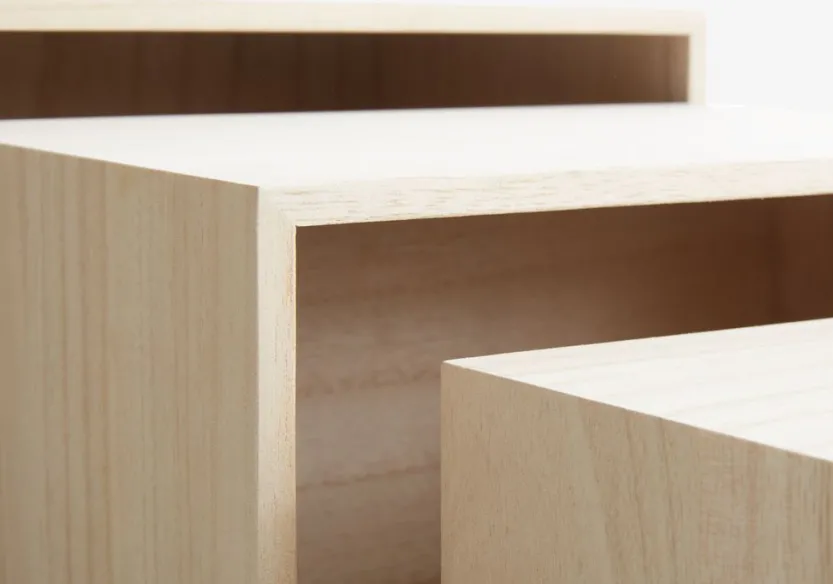 Wandplanken ILBRO 3 st/pk naturel