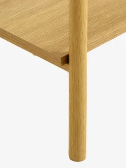 Wandrek LINDVED 4 schappen eiken kleur