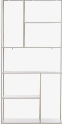 Wandrek RUDERSDAL 7 schappen beige