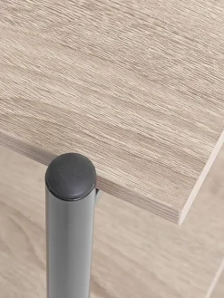 Wandrek VANDBORG 3 schappen eiken/zwart