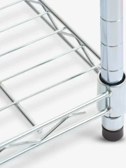 Wandrek VINDINGE 6 schappen chroom