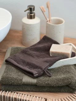 Washandje KARLSTAD 15x20 donkerbruin