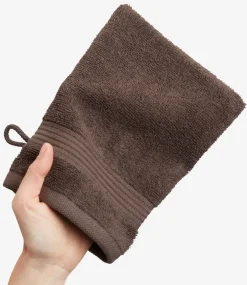 Washandje KARLSTAD 15x20 donkerbruin