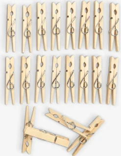 Wasknijper WILLHEM hout 20 stuks