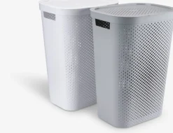 Wasmand INFINITY kunststof wit