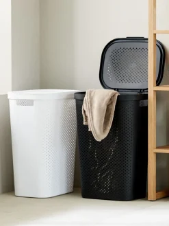 Wasmand INFINITY kunststof wit