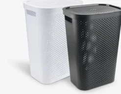 Wasmand INFINITY kunststof wit