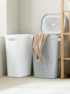 Wasmand INFINITY kunststof wit