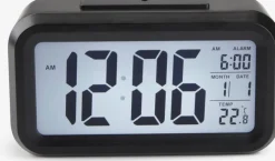 Wekker SVEN B14xL5xH8cm met functies