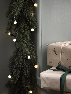 XMAS LED lichtsnoer KRANS L490cm 50LED en timer