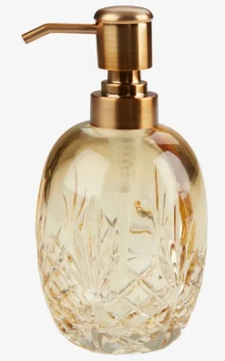 Zeepdispenser EDSVALLA gerecycled glas geel