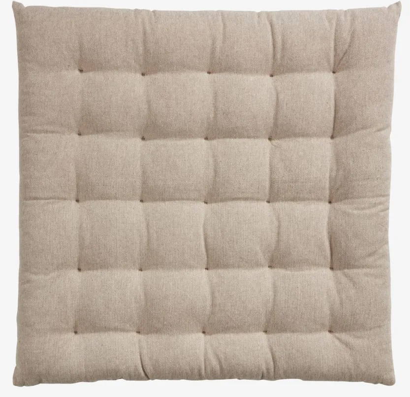 Zitkussen ELVESNELLE 40x40x4 beige
