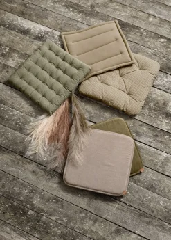 Zitkussen LOMME 38x38x2 grijs