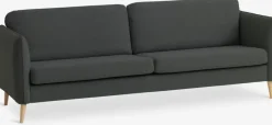 3-zitsbank AARHUS donkergrijze stof