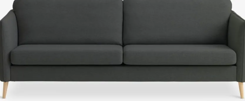 3-zitsbank AARHUS donkergrijze stof