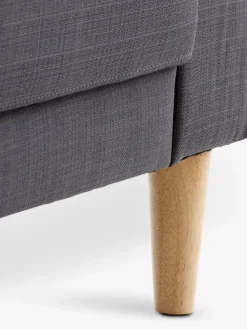 3-zitsbank EGENSE donkergrijze stof