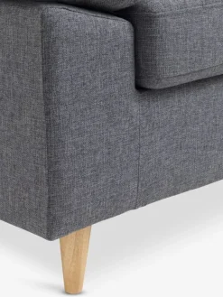 3-zitsbank GEDVED chaise longue grijs