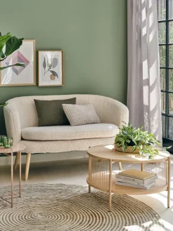 2-zitsbank GISTRUP off-white teddy