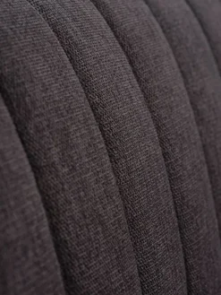 3-zitsbank MAGLEBY donkerbruine stof/eiken kleur