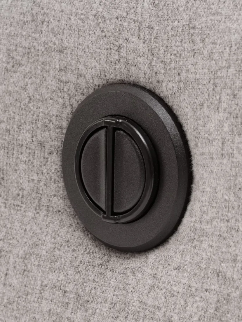 3-zitsbank VONSILD elektrisch lichtgrijs